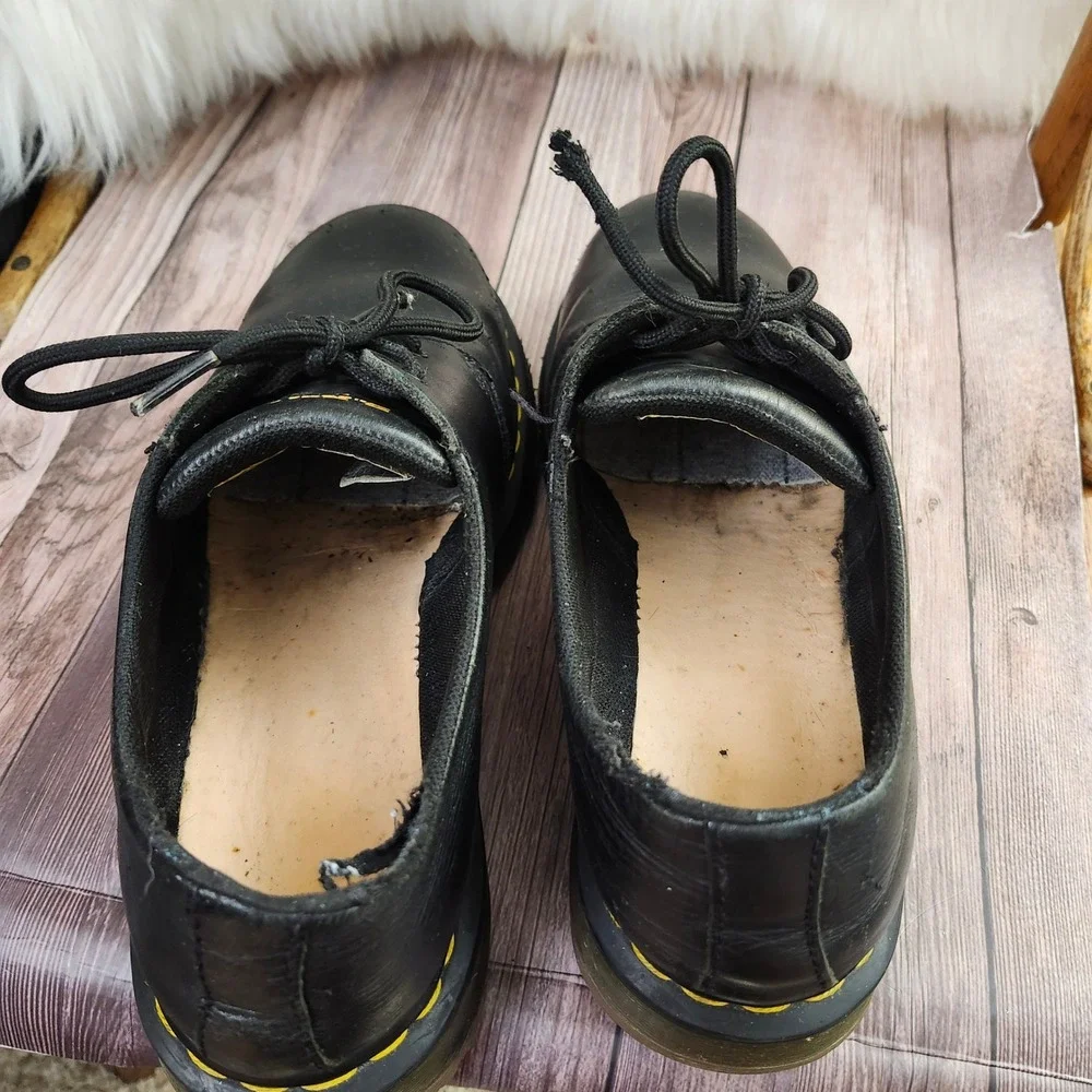 Dr. Martens 1461  Steel Toe Safety Shoes Slip Resistant Work Oxfords Sz L11 M10 - Picture 4 of 12